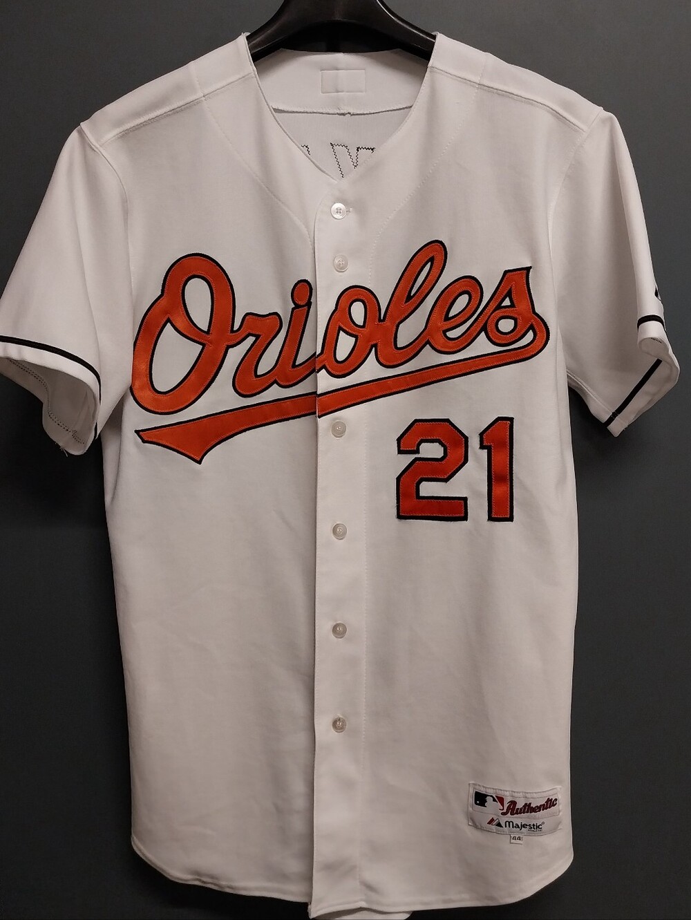 Majestic Vtg. Authentic Baltimore Orioles Nick Markakis 2009 Home Jersey 44